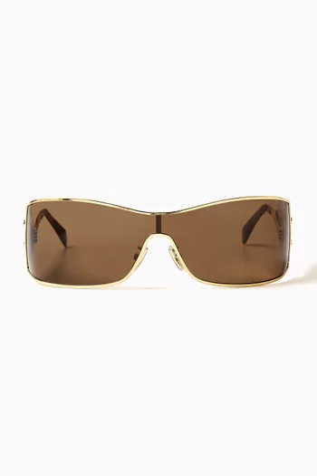 Maxi Triomphe Sunglasses in Metal