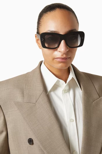 3 Dots Square Sunglasses in Acetate