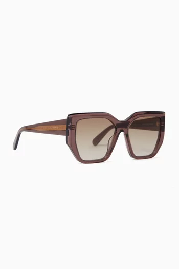 Cat-eye Sunglasses in Acetate