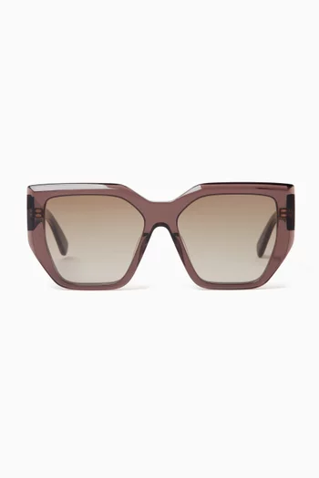Cat-eye Sunglasses in Acetate