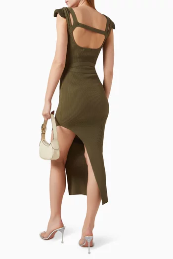 Faye Cut-out Jumpsuit Set in Crepe