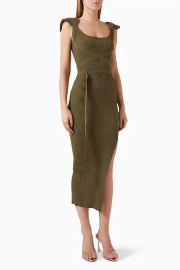 Faye Cut-out Jumpsuit Set in Crepe