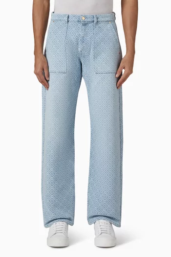Relaxed Monogram Jeans