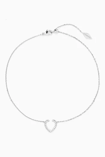 Aloria Mini Icons Diamond Bracelet in 18kt White Gold