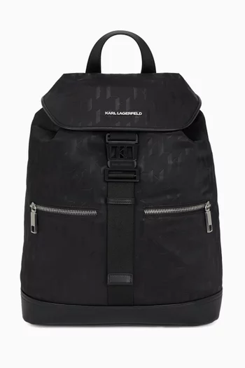 K/Monogram Backpack in Canvas