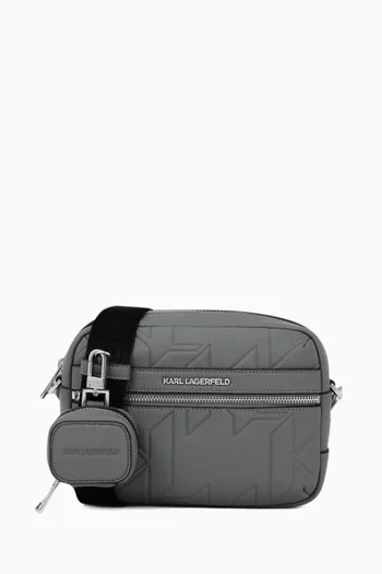 K/Urban Monogram Camera Bag in Faux Leather
