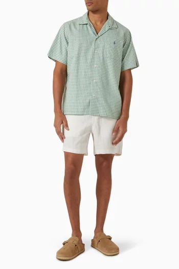 Checked Logo Shirt