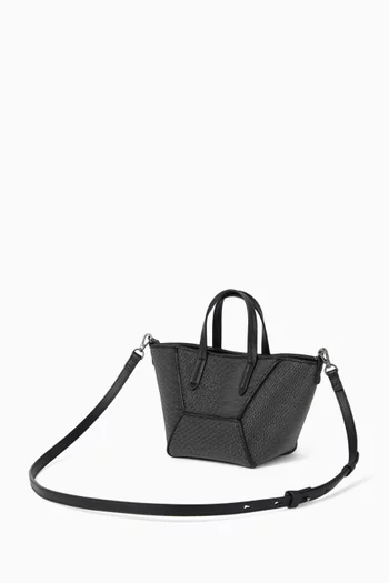 Mini Precious BC Duo Bag in Grained Leather