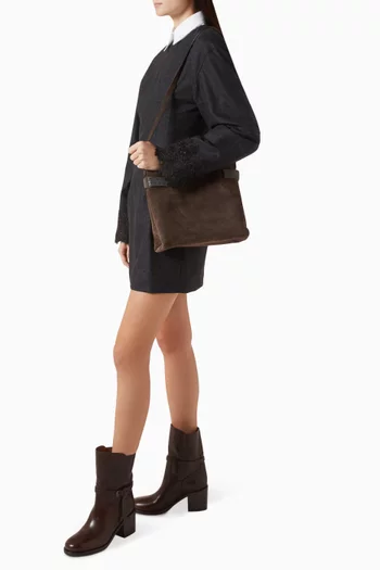 حقيبة كروس مزينة بخرز مونيلي شمواه