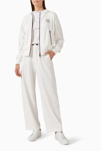 بنطال رياضي بشعار الماركة نسيج بيكيه