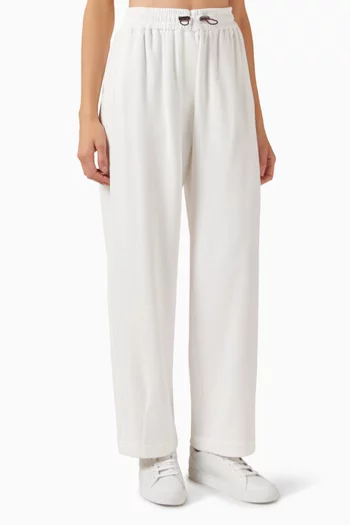 بنطال رياضي بشعار الماركة نسيج بيكيه