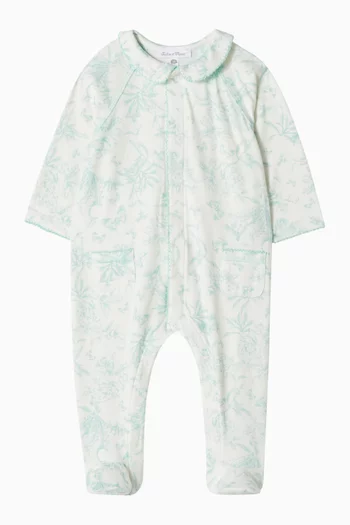 Graphic-print Pyjama in Cotton