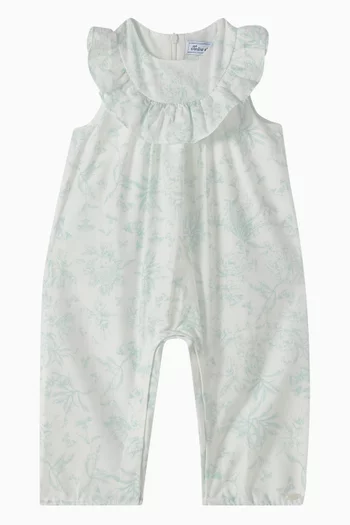 Floral Print Romper in Cotton