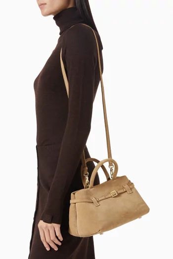 Le Cambon 25 Tote Bag in Suede