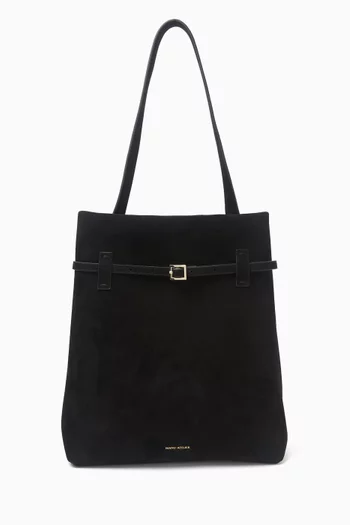 Tote Du Jour Bag in Suede