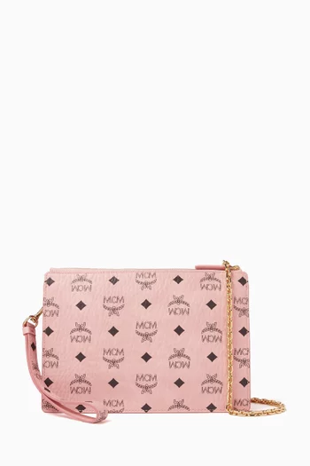 Small Aren Chain Pouch in Visetos Canvas