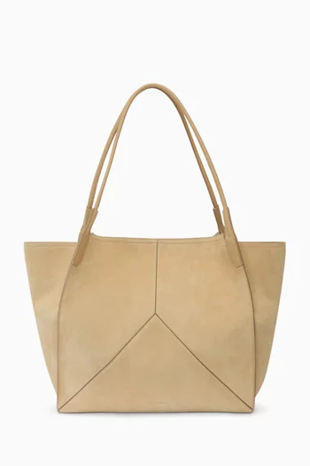 Large Victoria Tote Bag in Suede