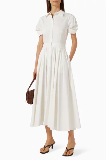 Gyles Dress in Cotton Poplin