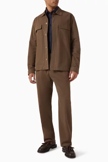 Overshirt in Cotton & Cashmere