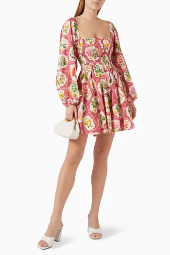 Walker Mini Dress in Cotton