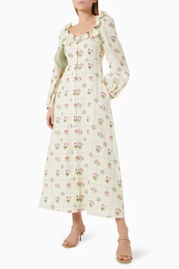 Montana Maxi Dress in Linen