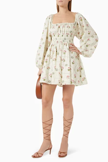 Walker Mini Dress in Cotton