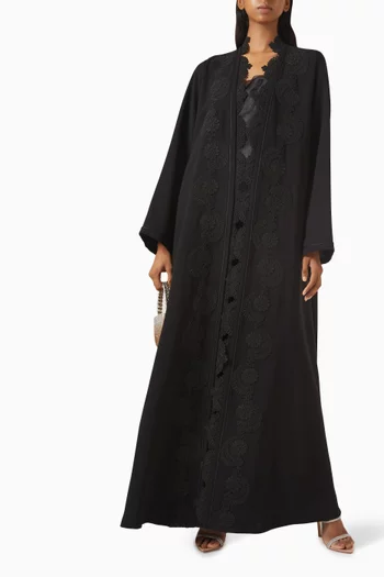 Moroccan Lace Abaya