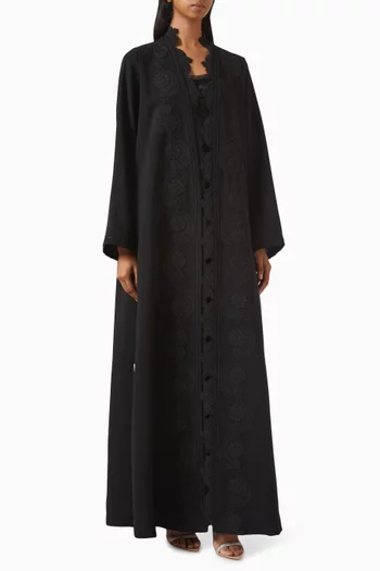 Moroccan Lace Abaya