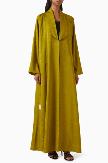 New Zainah Cut Floral Abaya