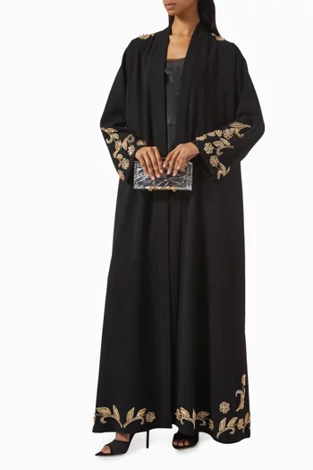 Floral Embroidered Abaya
