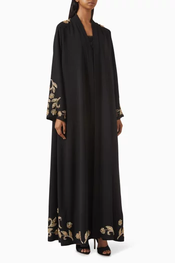 Floral Embroidered Abaya
