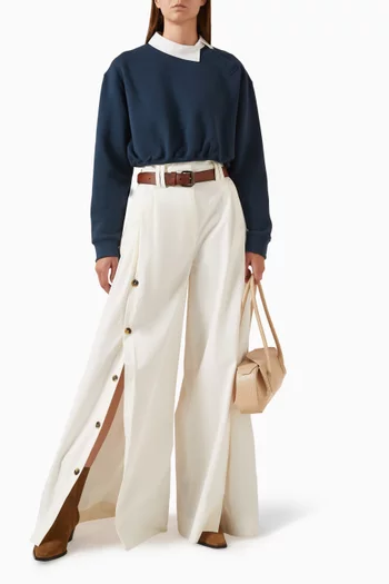 Asymmetric-collar in Rugby Shirt