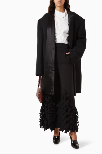 Cummerbund-collar Tuxedo Blazer