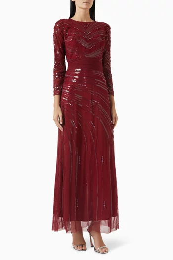 Sequin-embellished Dress in Tulle