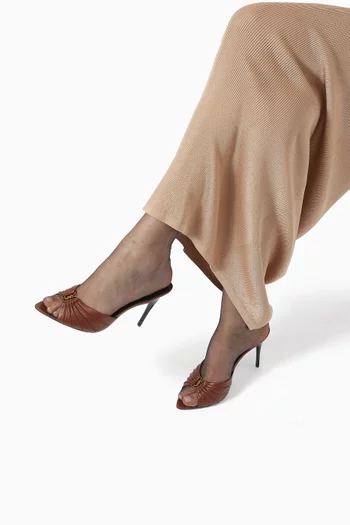 Babylone 90 Sandals in Leather