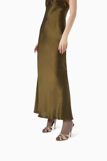 Chandelle Sandals in Satin Crepe