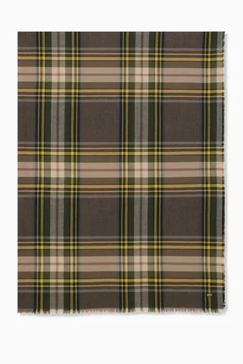 Tartan Scarf in Wool Blend
