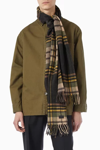 Tartan Scarf in Cashmere-wool