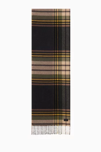 Tartan Scarf in Cashmere-wool