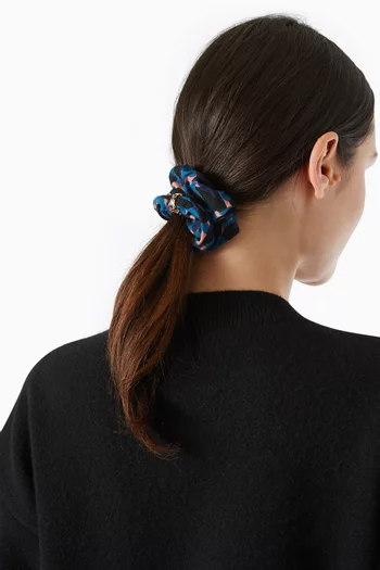 Cassandre Scrunchie in Wool-twill