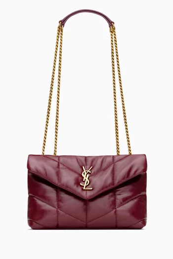 Mini Puffer Toy Crossbody Bag in Quilted Leather