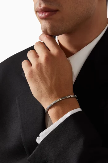 Crystal Bar Bracelet in Metal