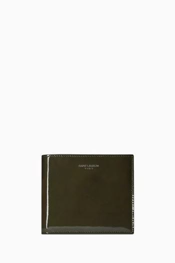 East/West Wallet in Patent Leather