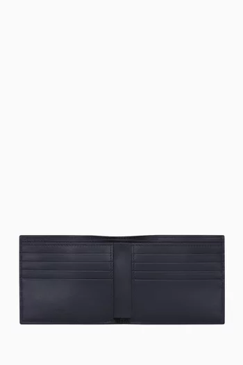 East/West Wallet in Smooth Leather