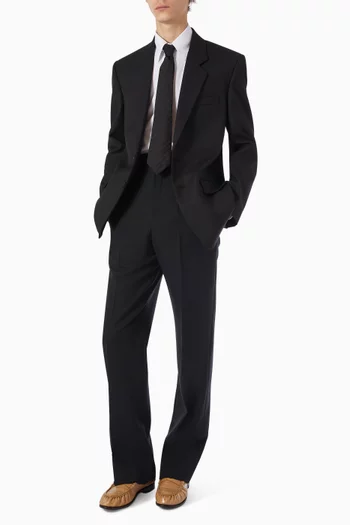 Single-breasted Blazer in Gabardine