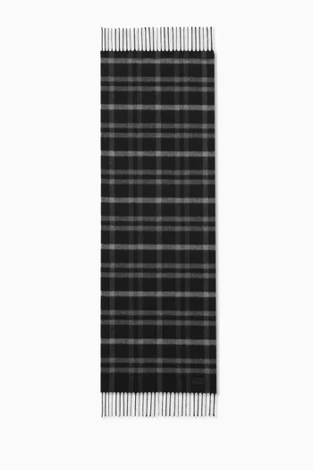 Tartan Scarf in Cashmere Blend