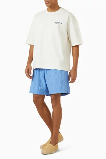 Insignia Logo Boxy T-shirt in Cotton