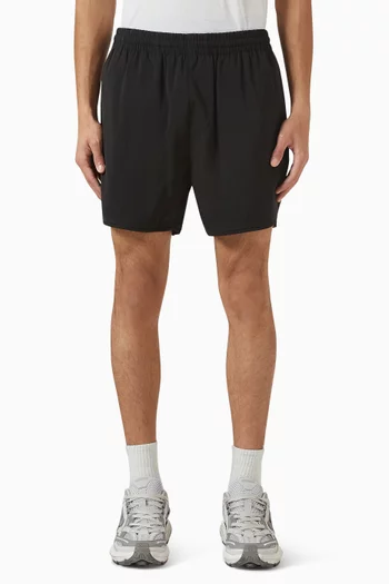 Piped Track Shorts