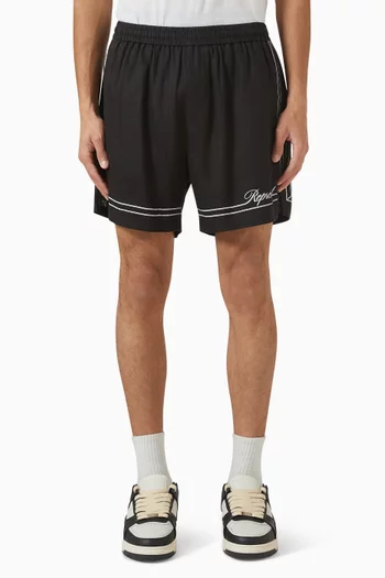 Border Embroidered Shorts