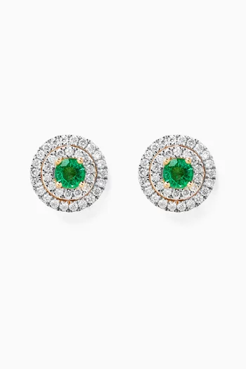 Mia Diamond Stud Earrings in 18kt Gold